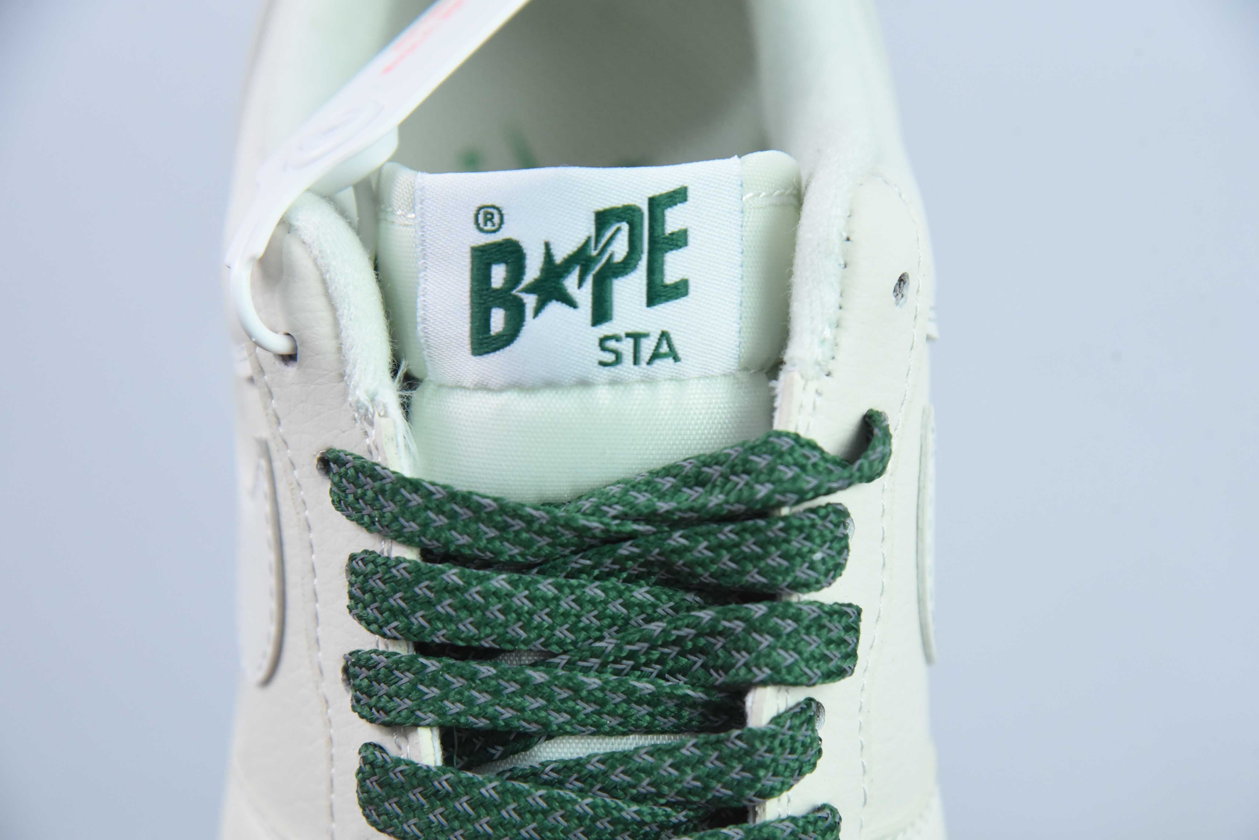 나이키 에어 포스 107 로우 베이프 공동 브랜드 베이지 그린 스타 에어 포스 1 로우 캐주얼 보드숏 아이템 번호: FG6688-102 사이즈: 36-44