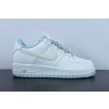 나이키 에어 포스 1 07 로우 화이트 블루 컬러 에어 포스 1 마크 라인 별이 가득한 로우탑 캐주얼 보드숏 아이템 번호 UO6369-568 사이즈: 36-44