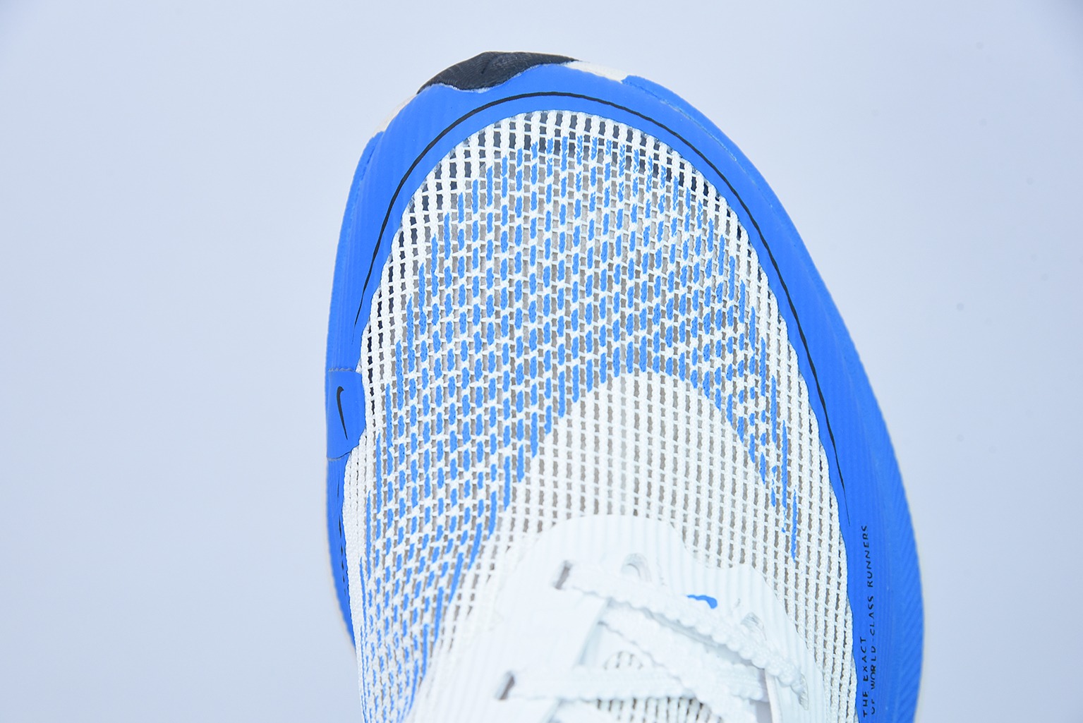 Nk 줌엑스 베이퍼플라이 넥스트% 2 마라톤 니트 표면 통기성 운동화 화이트 블루 CU4111-102 사이즈: 36-44