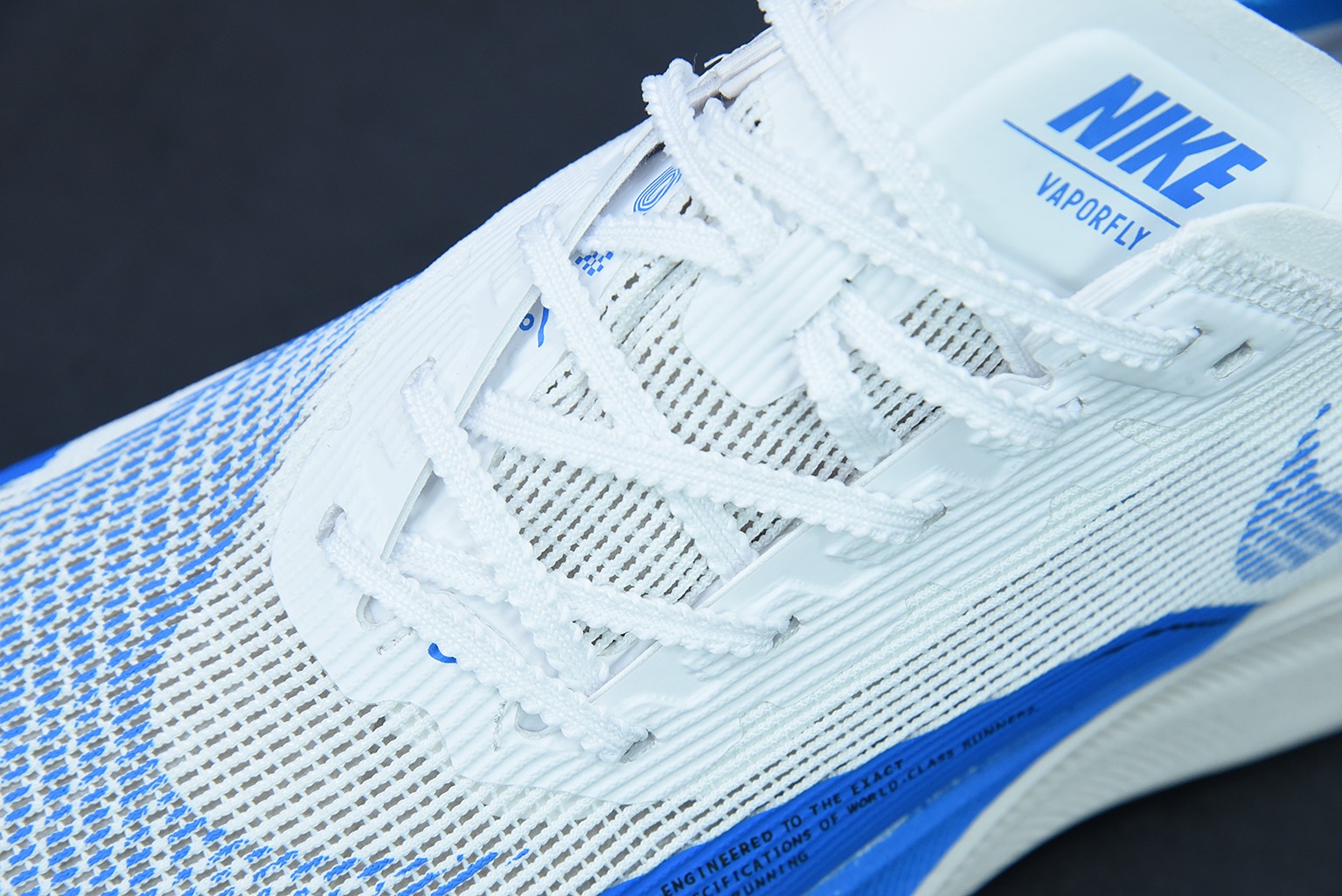 Nk 줌엑스 베이퍼플라이 넥스트% 2 마라톤 니트 표면 통기성 운동화 화이트 블루 CU4111-102 사이즈: 36-44