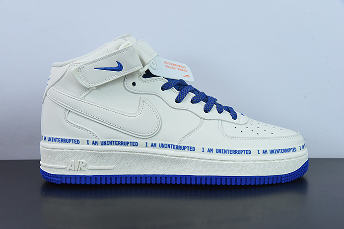 언인터럽티드×나이키 에어 포스 1 미드 MORE THAN ‘미포 블루 미드 시그니처 그래피티’ 풀스타 에어 포스 1 미드 아이템 번호: NU3060-686