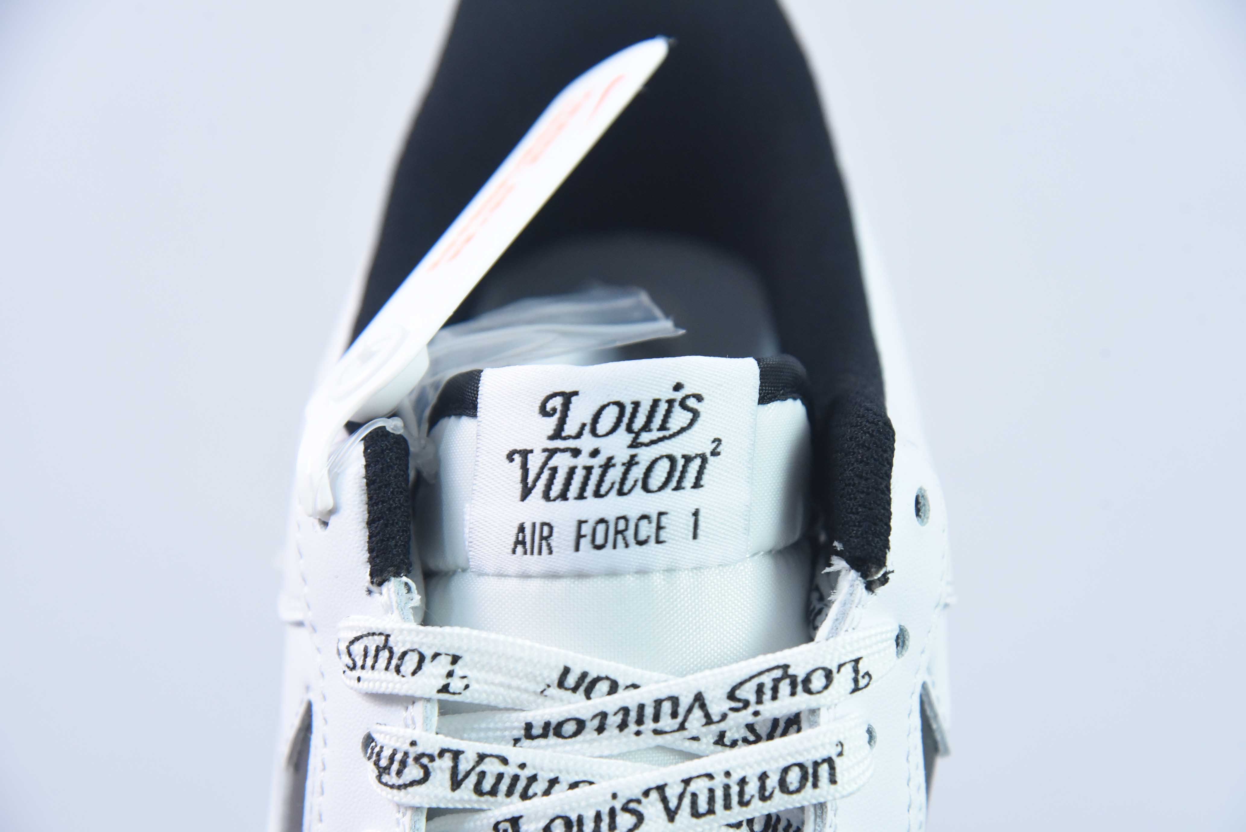 나이키 에어 포스 1 로우 LV 프린트 공동 브랜드 에어 포스 1 로우탑 캐주얼 슈즈 아이템: LV1898-836 사이즈: 36-44