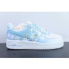 도라에몽 x Nk 에어포스 107 로우 리틀 위치 공동 브랜드 스컬스 스카이 블루 에어포스 1 로우 탑 캐주얼 보드숏 아이템: CW2288-111 사이즈: 36-44