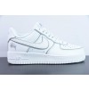 스투시x나이키 에어 포스 1 로우 스투시 공동 브랜드 화이트 및 실버 리플렉티브 에어 포스 1 로우탑 캐주얼 신발 아이템: BQ6426-019 사이즈: 36-44