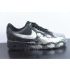 NK 에어 포스 1 07 로우 에어 포스 1 로우탑 캐주얼 트레이너 그래피티 블랙 앤 실버 세컨드 핸드 페인팅 아이템 번호: CW2288-012 사이즈: 36-44