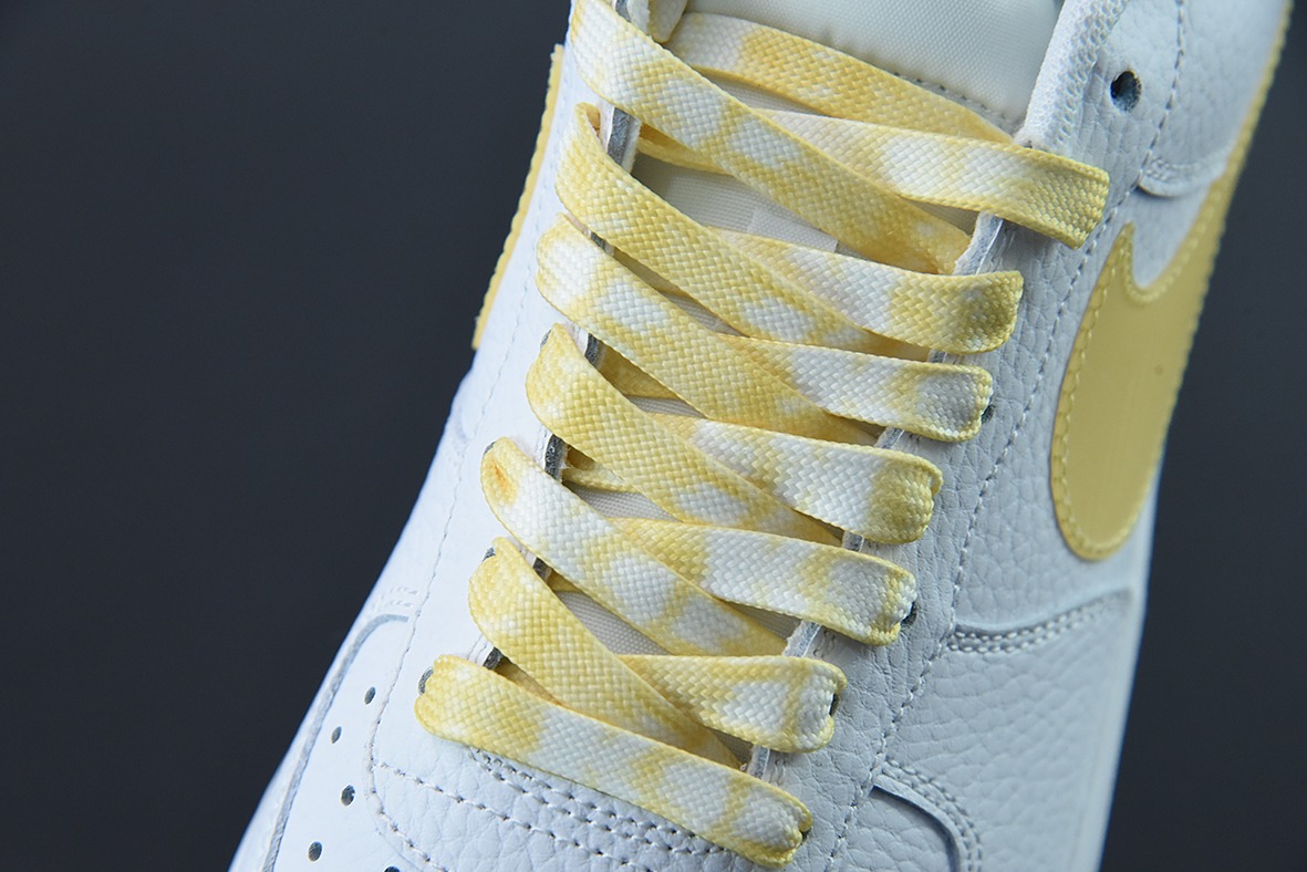 나이키 에어 포스 107 로우 화이트 옐로우 클래식 다용도 로우 탑 에어 포스 1 아이템 번호 DV..5-101 사이즈: 36-44