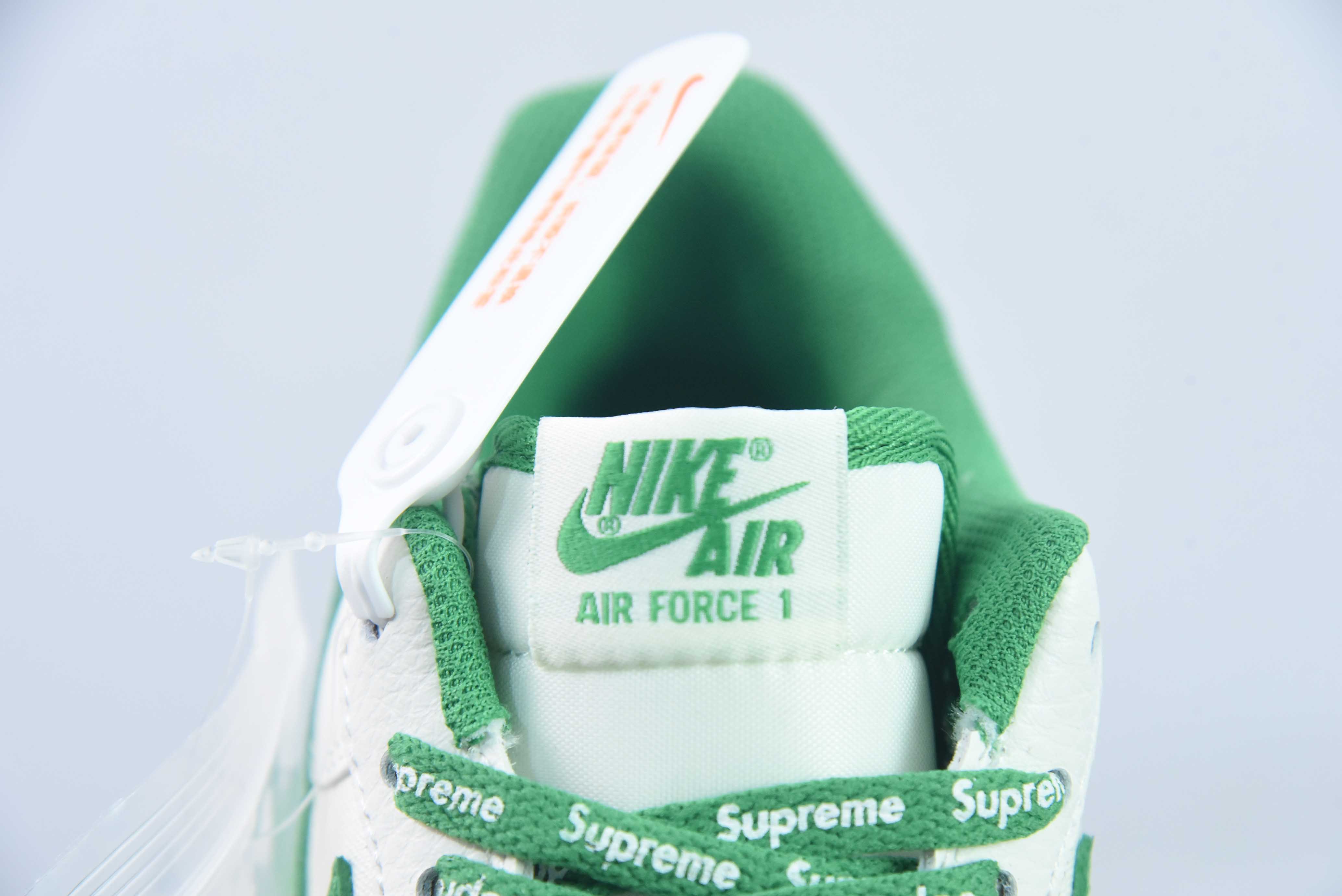 나이키 에어 포스 1 07 로우 SUP+TS 공동 브랜드 - 베이지 그린 캔버스 에어 포스 원 아이템 번호:-752 사이즈:36-44