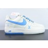나이키 에어 포스 1 AF1 에어 포스 1/로우탑 화이트 및 블루 LV 프린트 아이템 번호: BS9055-7020 사이즈: 36-44 