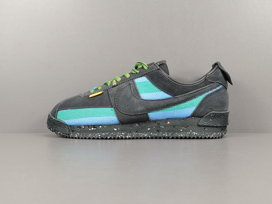 [간] 블랙 유니온 LA x 나이키 코르테즈 SP 오프 느와르 레트로 캐주얼 러닝화 남성용 및 여성용 아이템: DR1413-001 사이즈: 35-46.5