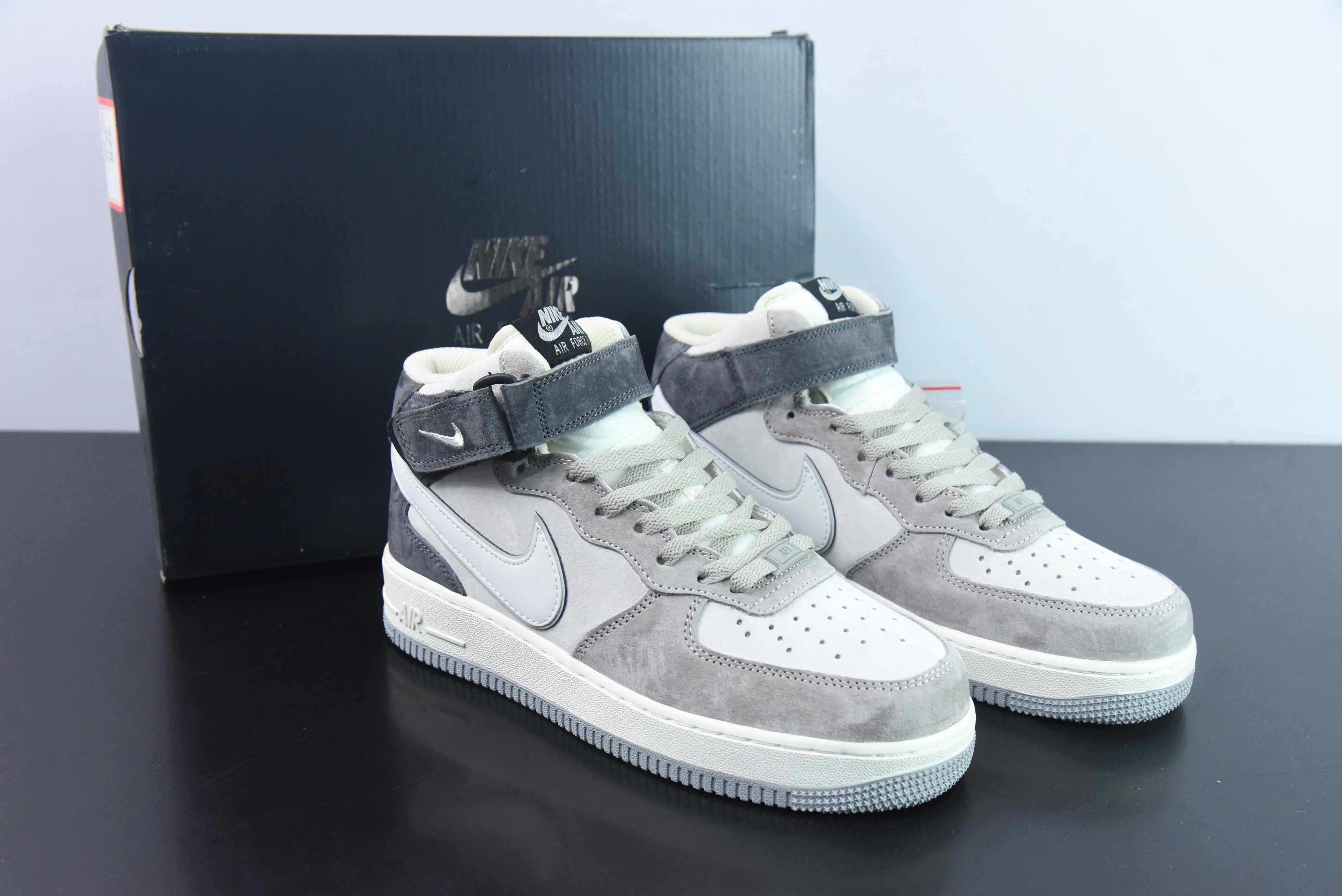 NK 에어 포스 1 미드 에어 포스 1 미드탑 캐주얼 슈즈 DG9158-616 사이즈: 36 36.5 37.5 38 38.5 39 40 40.5 41 42 42.5 43 44 45