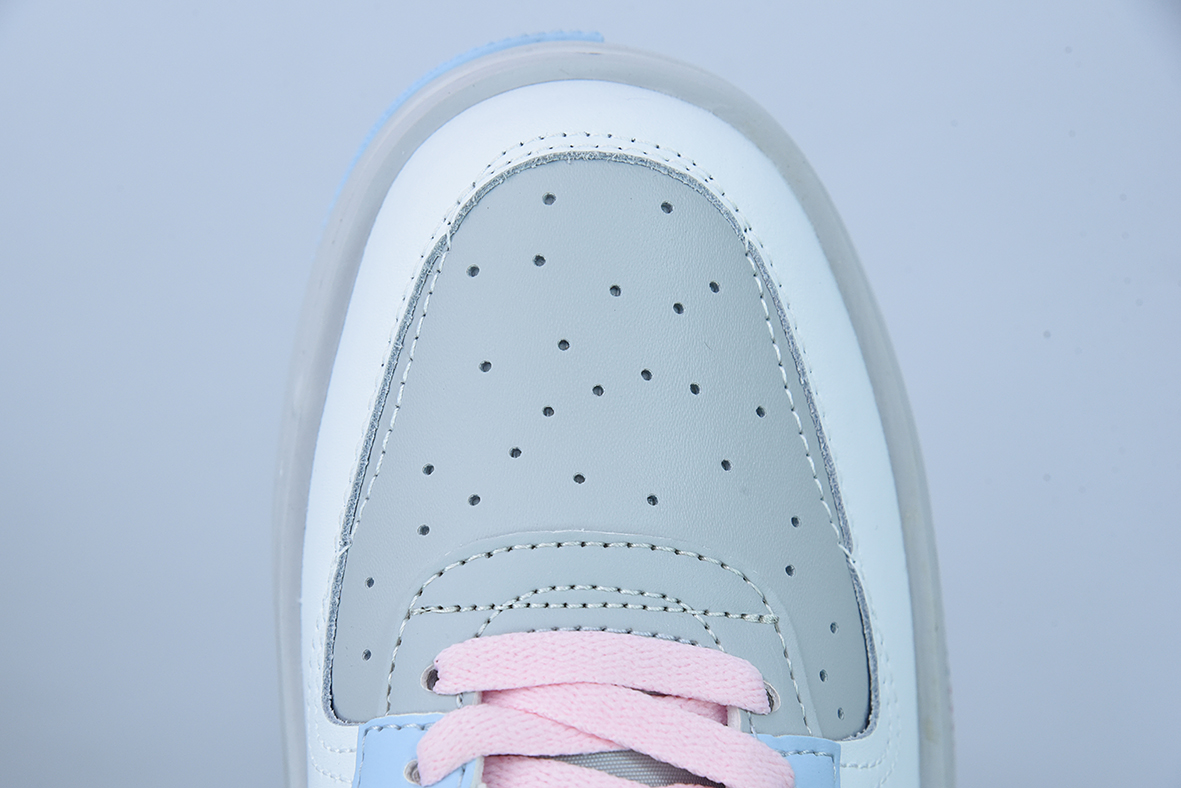 나이키 에어 포스 1 폰탄카 그레이 핑크 블루 퍼플 에어 포스 폰탄카 컬렉션 아이템 번호: CW6688 605 사이즈 36-44