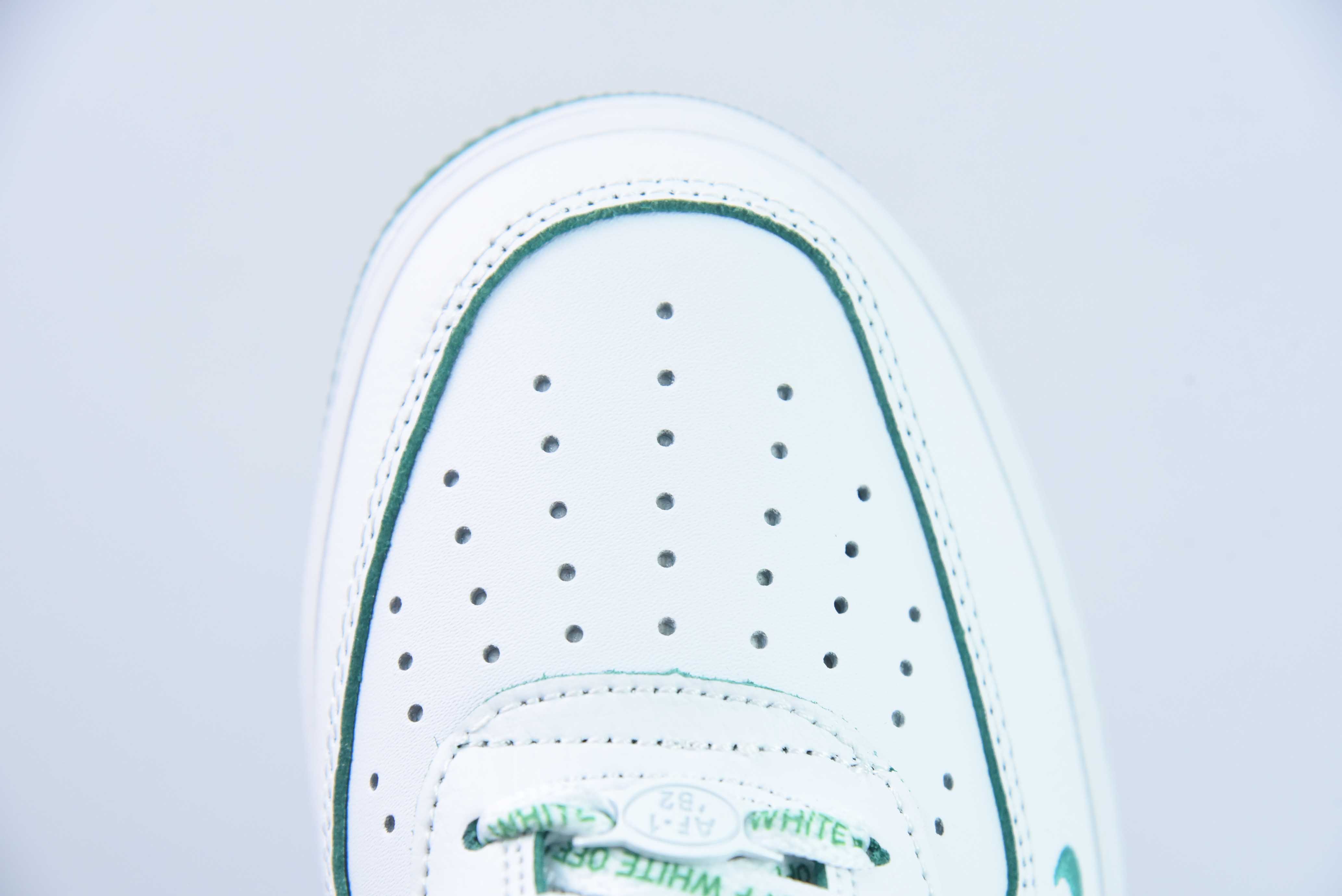 나이키 에어 포스 1 로우 07 x 오프 화이트 공동 브랜드 화이트 그린 아이템: 771 사이즈: 36-44