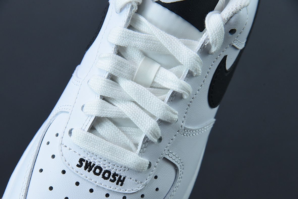 나이키 에어 포스 1 AF1 에어 포스 원/로우탑 화이트 블랙 그레이 테일 자수 아이템: CT5531-100 사이즈: 35.5-44