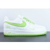 스투시 스투시 x 나이키 에어 포스 1 07 로우 화이트/애플 그린 에어 포스 원 화이트 애플 그린 스투시 자수 작은 후크 CW2288-111 사이즈: 36-44