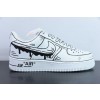 Nk 에어 포스 1 07 로우 보조 흑백 핸드 페인팅 푸 리우 오일 에어 포스 1 로우 캐주얼 슈즈 아이템 번호 : CW2288-811 사이즈 : 36-44