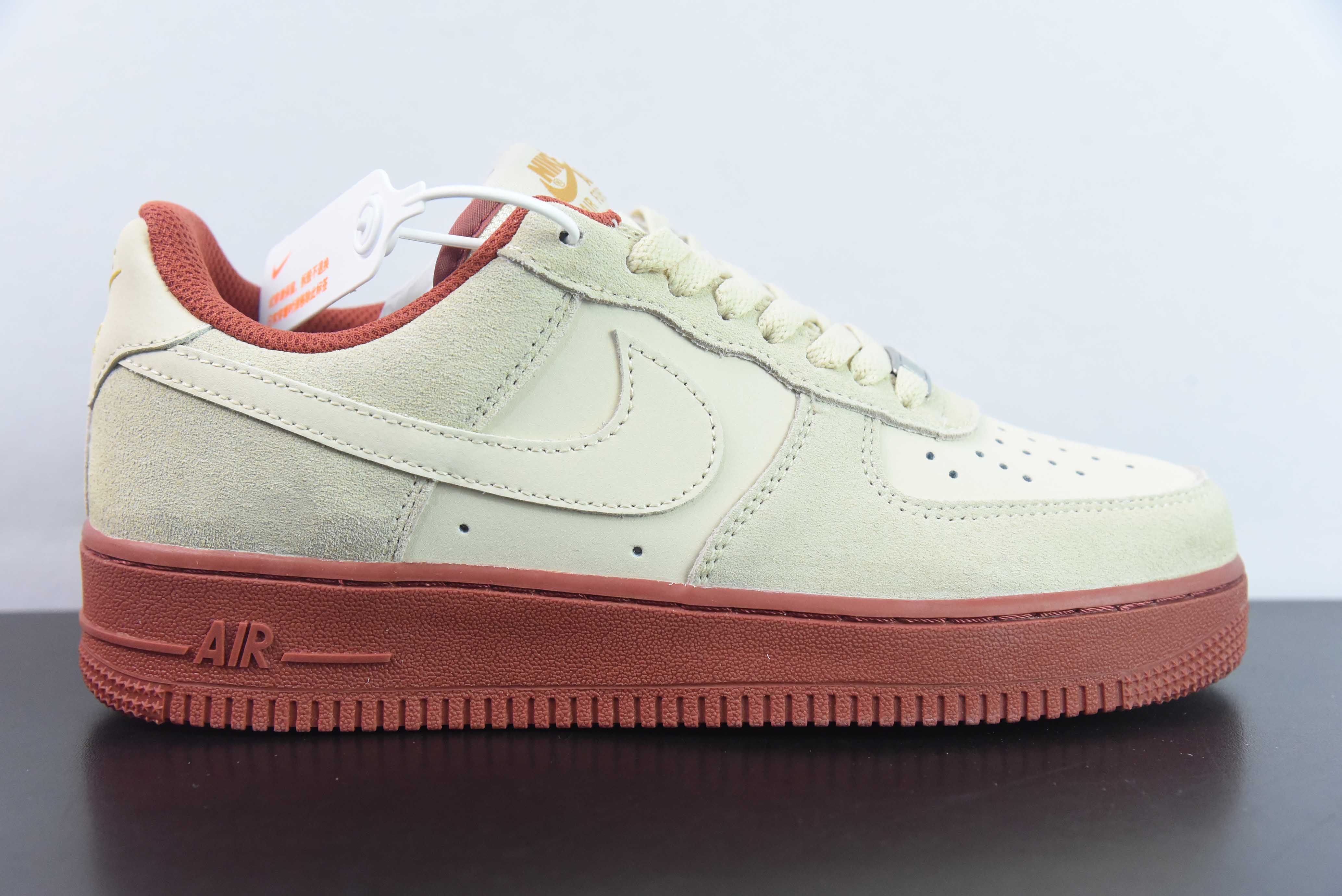 나이키 에어 포스 1 AF1 에어 포스 1/로우탑 베이지 브릭 레드 베이지 덤플링 아이템 번호: AA1391-111 사이즈: 36-44