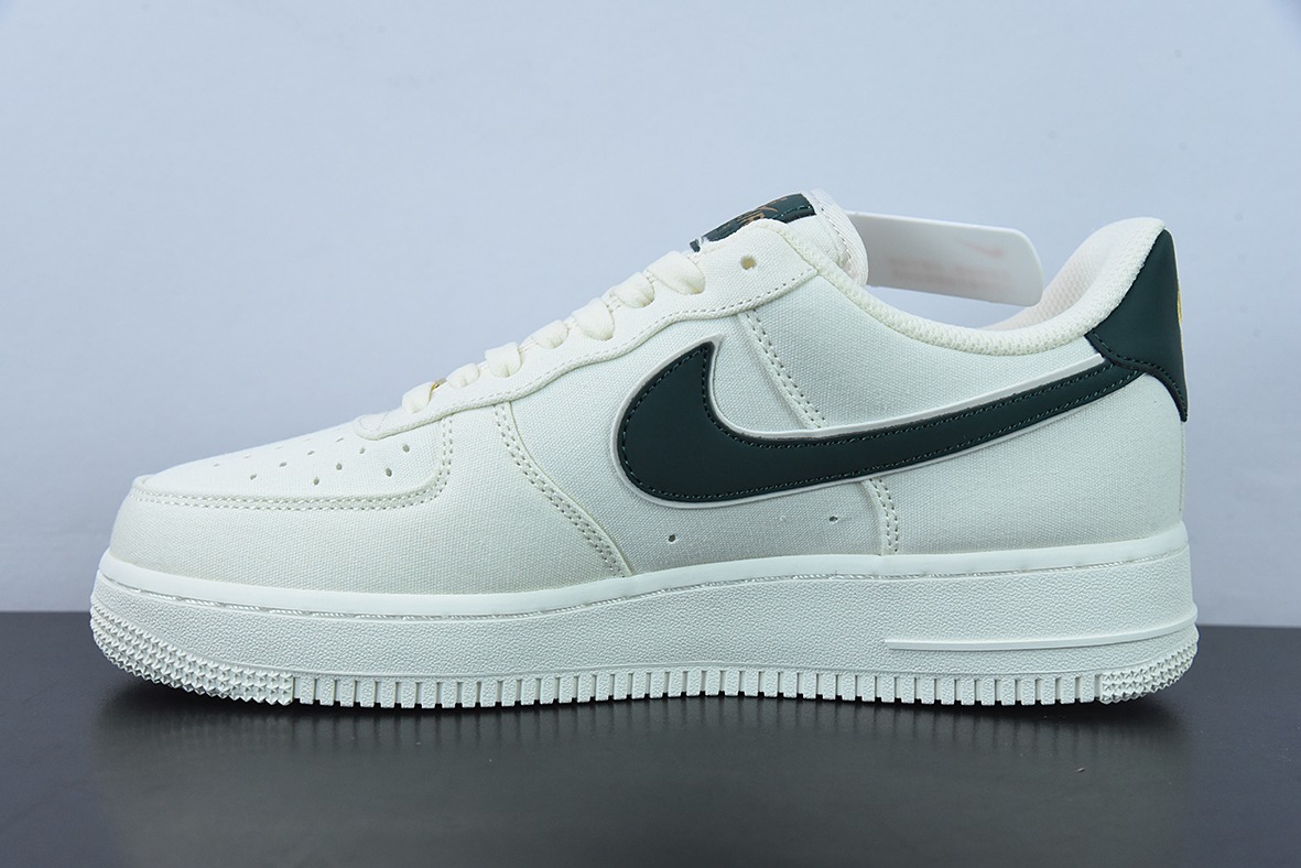 VAH47464939 나이키 에어 포스 1 로우 07 캔버스 베이지 다크 그린 골드 미니 더블 후크 에어 포스 1 로우 탑 보드숏 공식 품목: MN5696-309 사이즈: 36-44