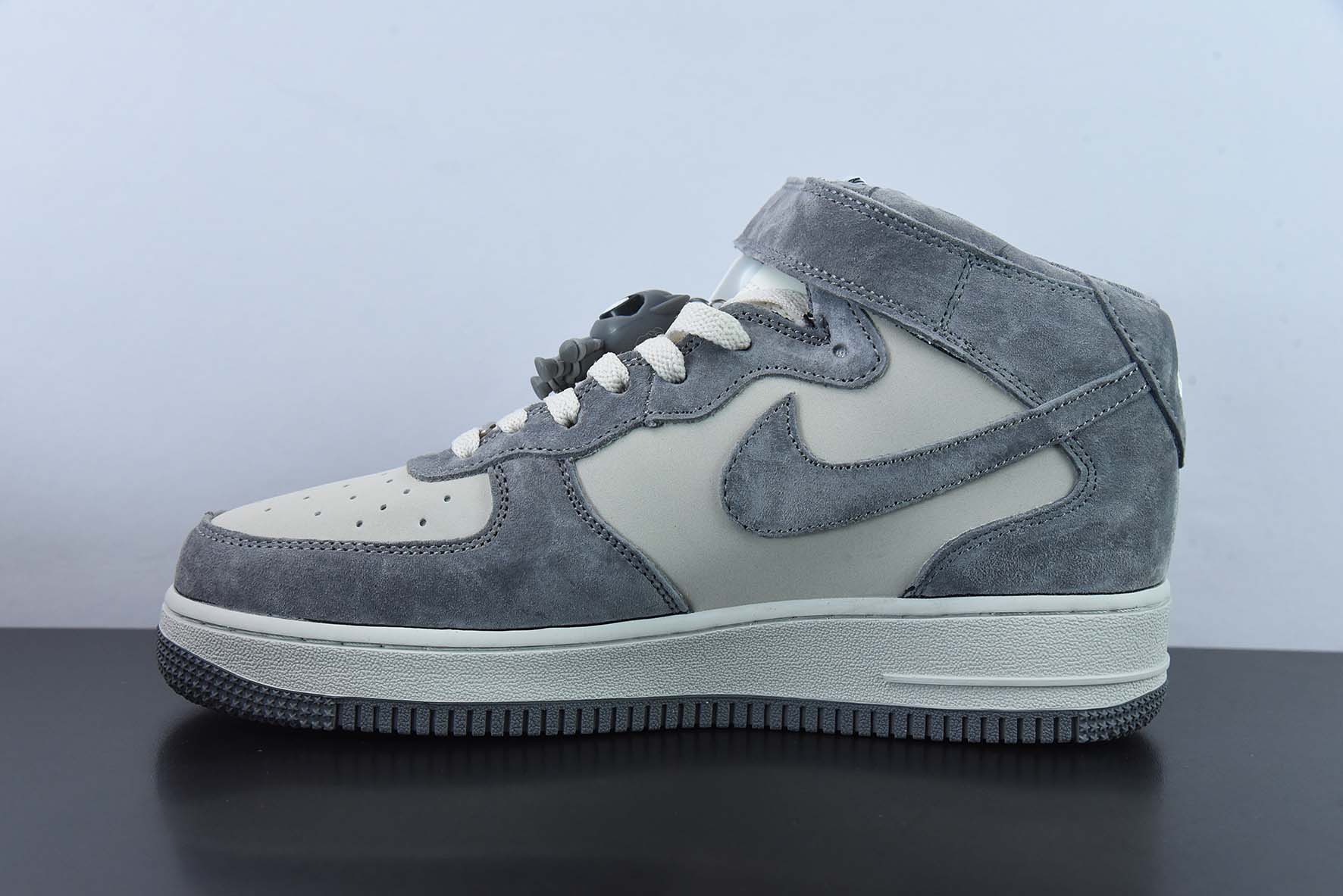 나이키 에어 포스 107 미드 코믹북 테마 블랙 팬서 에어 포스 원 3M 리플렉티브 미드 탑 캐주얼 보드 슈즈 CW2288-668 사이즈: 36-44