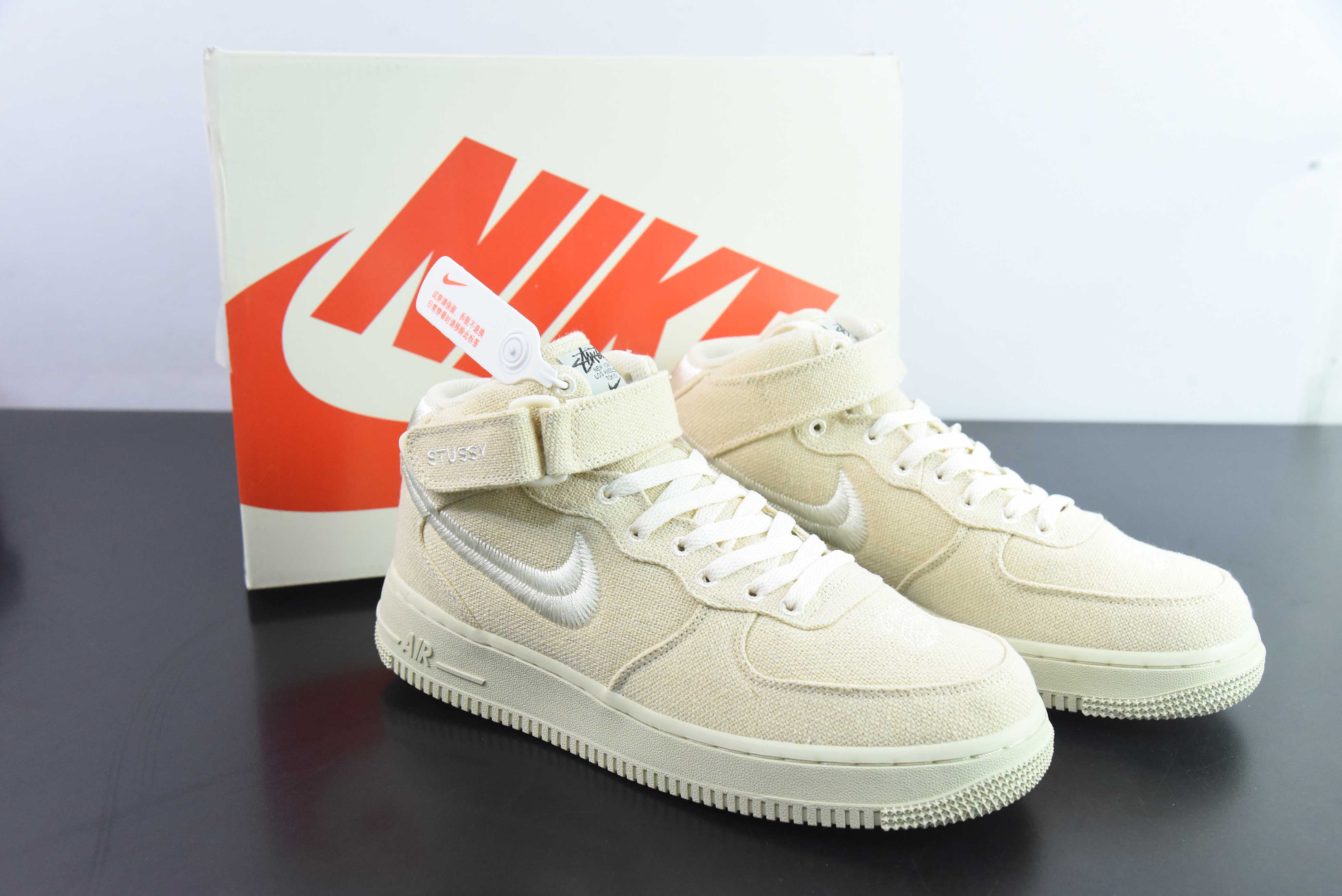 스투시 스투시 x NK 에어 포스 1 에어 포스 1 로우 애슬레틱 캐주얼 보드 슈즈 아이템 번호: DJ7841-200 사이즈: 36-44