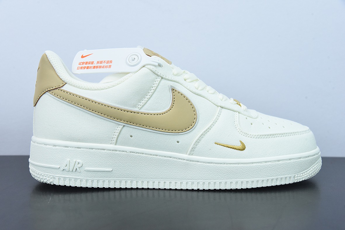 나이키 에어 포스 1 07 베이지 브라운 패브릭 에어 포스 원 로우 탑 캐주얼 보드 슈즈 3m 대즐 컬러 리플렉티브 아이템 번호: MN5696-509 사이즈: 36-44