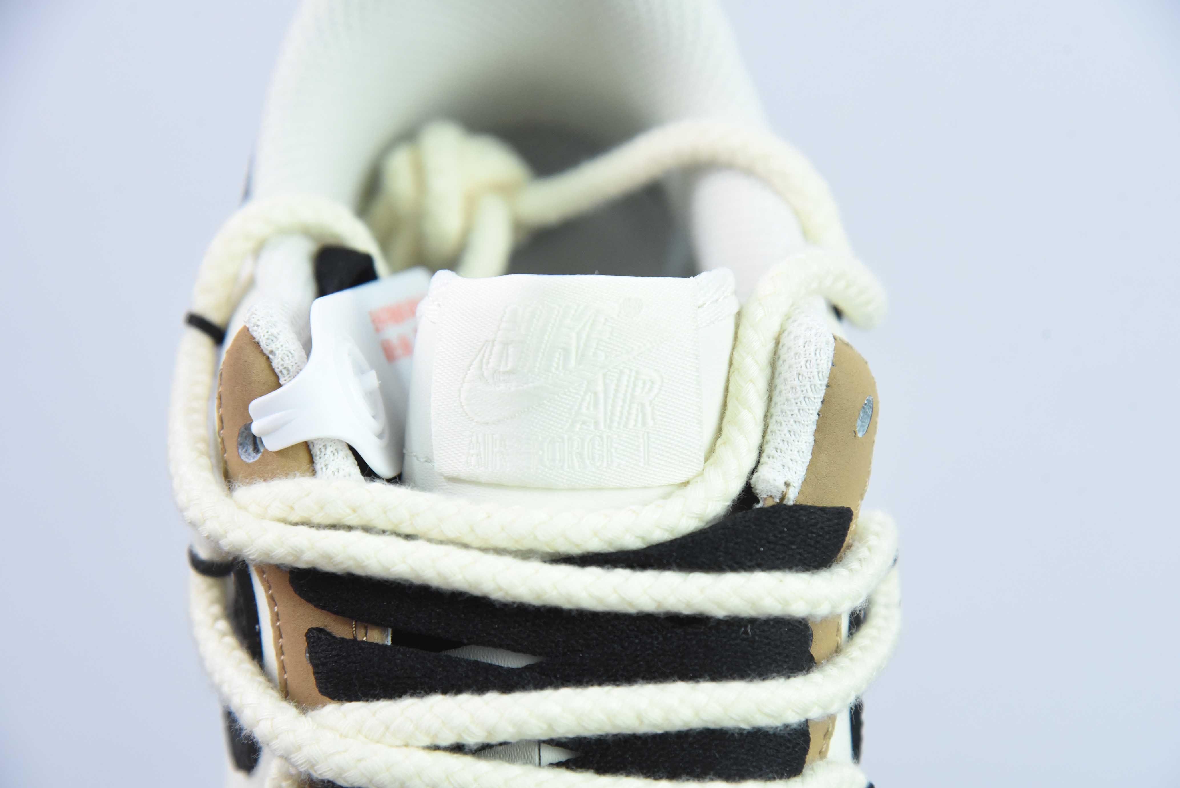 Nk 에어 포스 107 로우 보조 테마 카푸치노 에어브러시 에어 포스 1 레이스업 로우탑 캐주얼 스니커즈 아이템: ZH0316-019 사이즈: 36-44