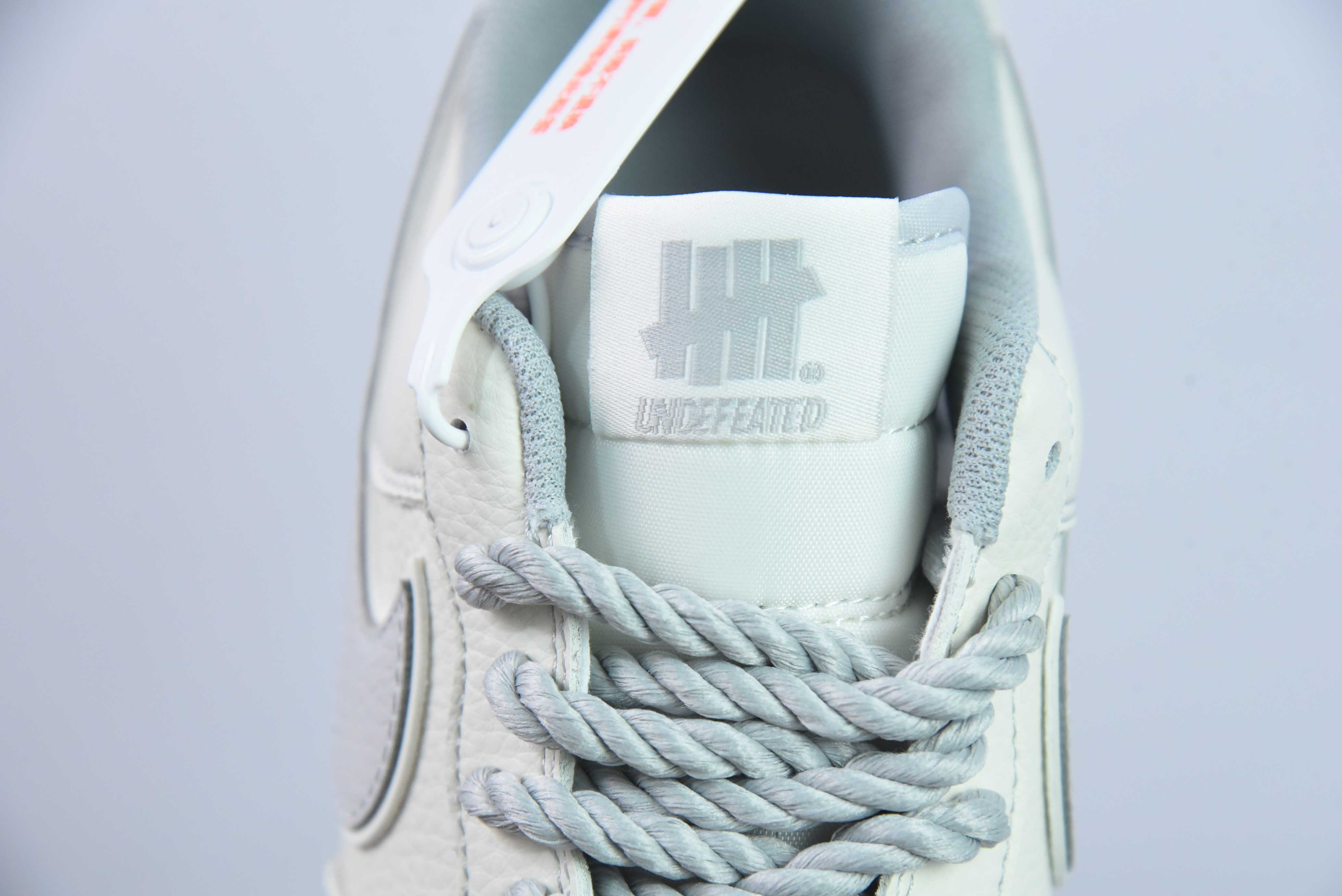 언디파이티드 x Nk 에어 포스 1 07 로우 베이지 그레이 헴프 로프 에어 포스 원 로우 탑 운동 캐주얼 보드 슈즈 UT2023-203 사이즈: 36-44