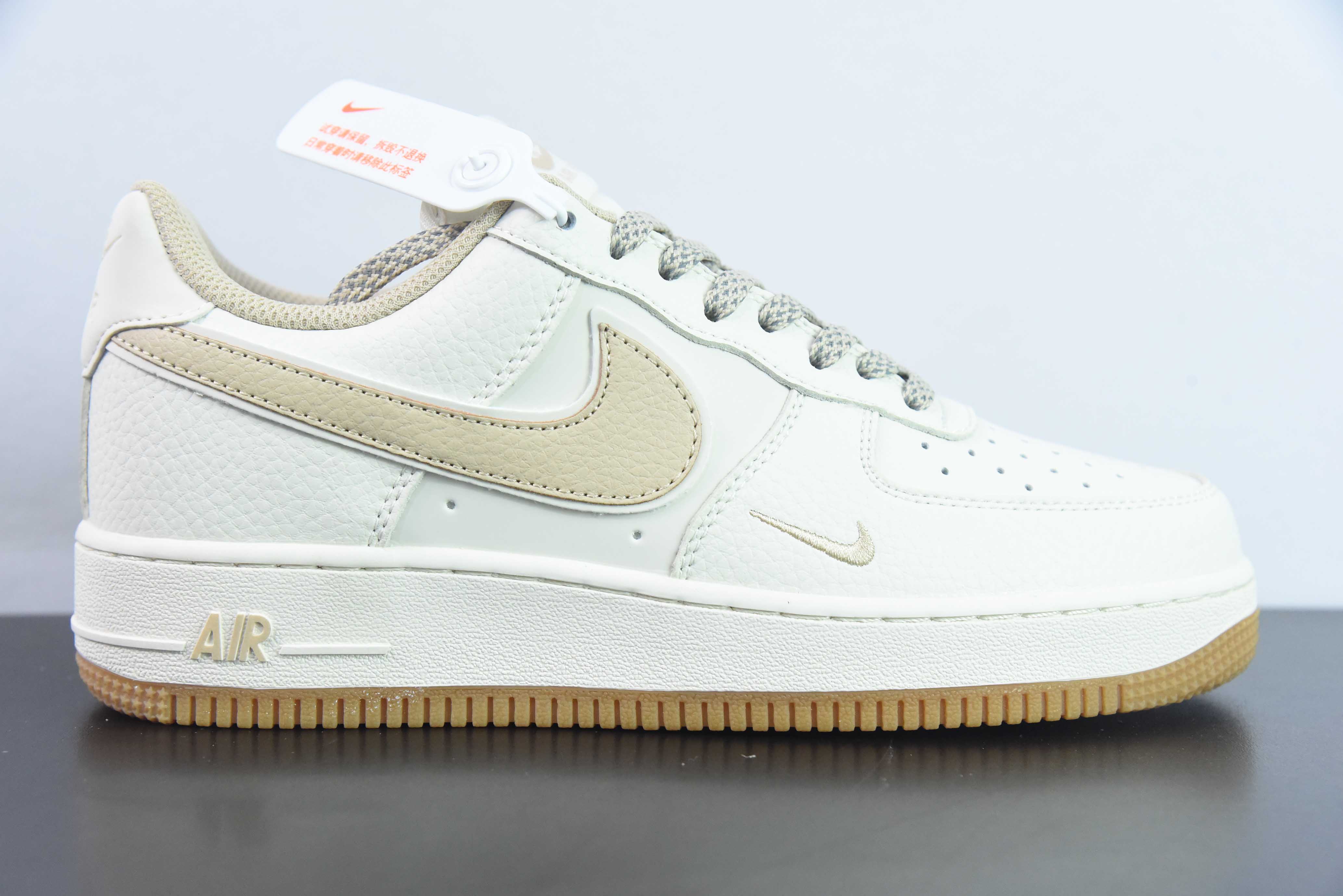 나이키 에어 포스 1 로우 에어 포스 1 로우 탑 운동 캐주얼 보드 슈즈 에어 포스 더블 훅 화이트 카키 아이템: HD1689 105 사이즈: 36-44