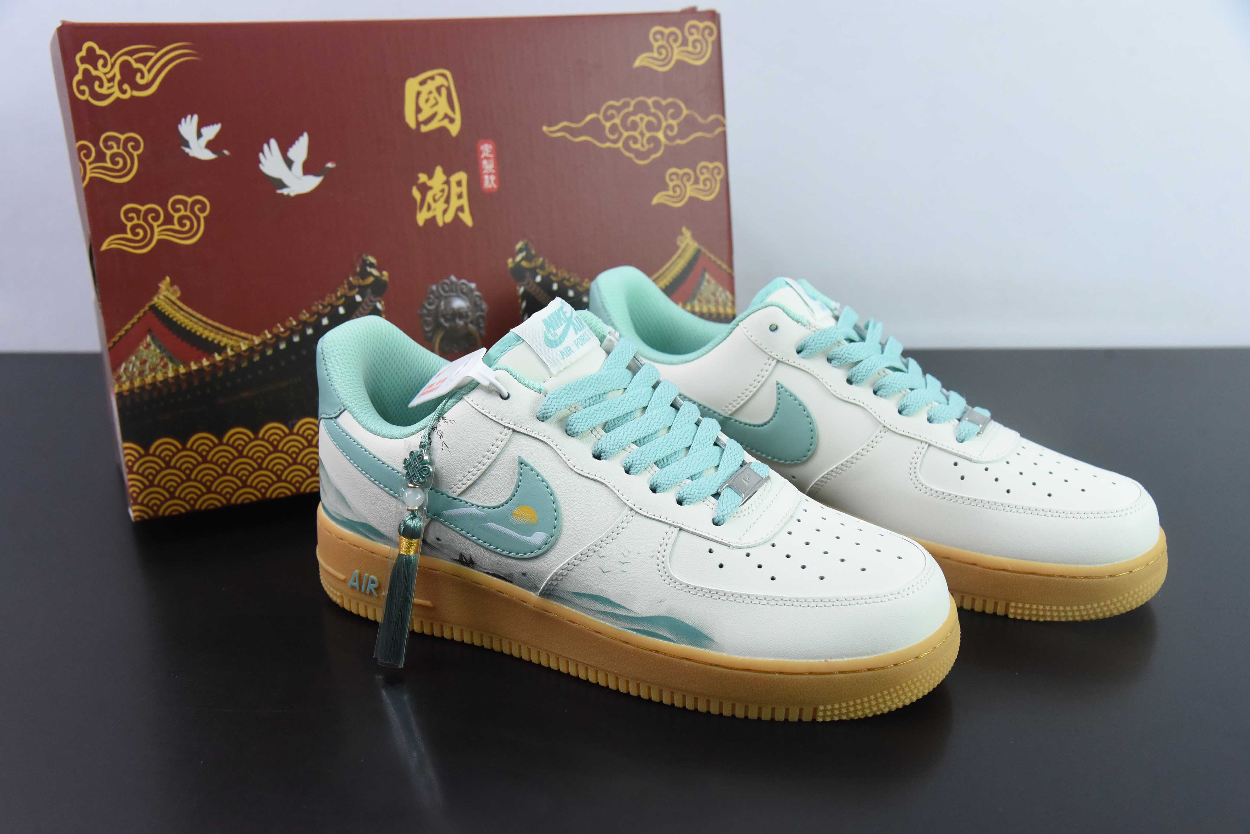 Nk 에어 포스 107 로우 그린 힐