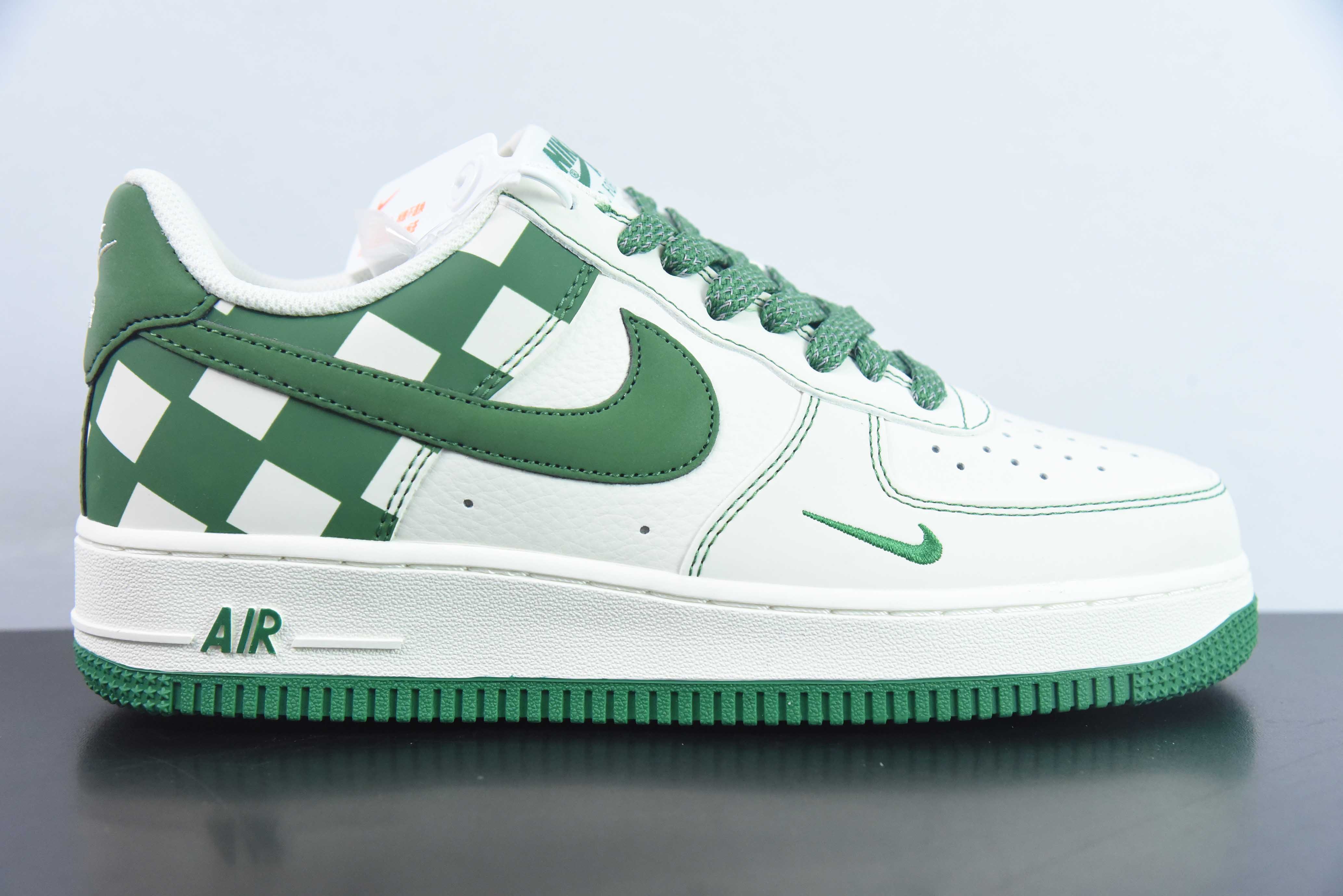 NK 에어 포스 1 07 로우 스퀘어 다크 그린 에어 포스 원 로우 탑 캐주얼 슈즈 아이템 번호: GZ5688-011 사이즈: 36-44