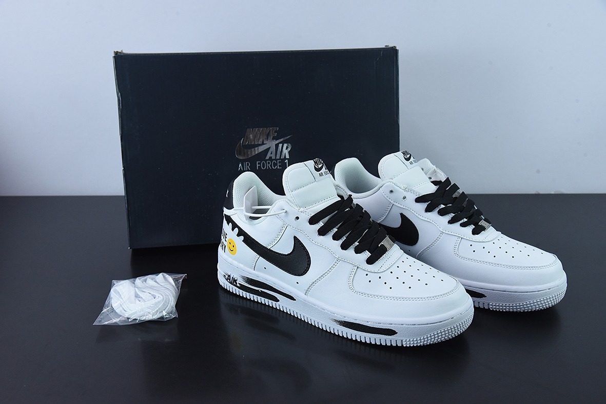 나이키 에어 포스 1 07 로우 화이트 블랙 옐로우 스마일리 아이템: DO5220-176사이즈: 36-44