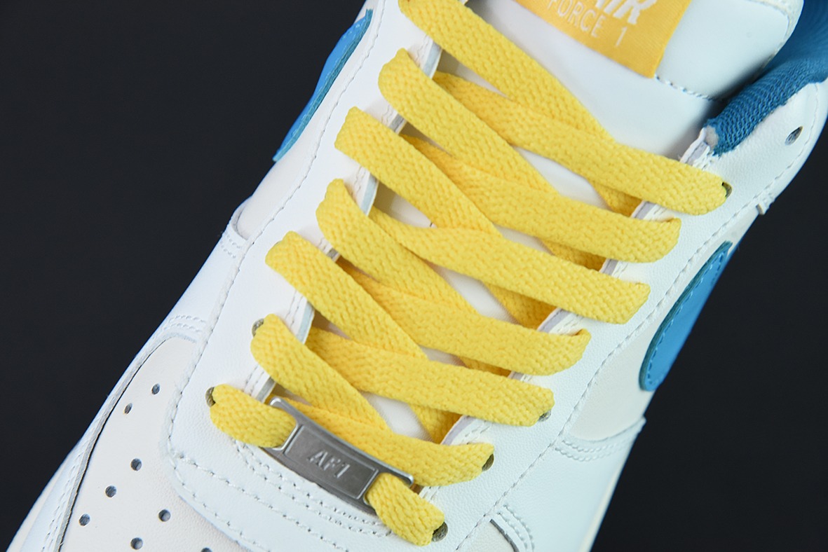 나이키 에어 포스 1 로우 스카이 블루 오렌지 에어 포스 1 로우탑 스포츠 캐주얼 신발 아이템: CW3388-203 사이즈: 36-44