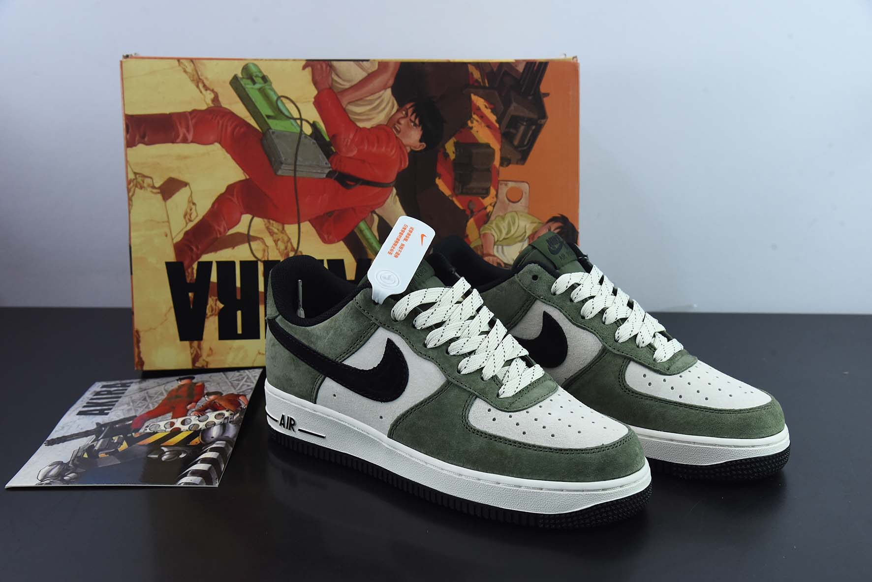 아키라 x 나이키 에어 포스 1 로우 07 모란디 그린 스웨이드 스카이 하이 스카이 하이 컬러 에어 포스 1 아이템 번호: DI3966-023 사이즈: 36-44