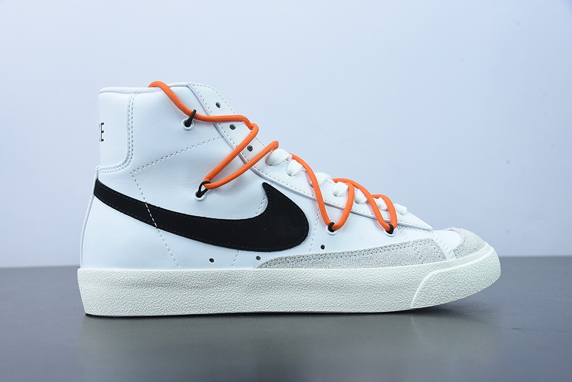 Nk 블레이저 미드 1977 빈티지 화이트/블랙/그레이/오렌지 클래식 블레이저 하이탑 아이템 번호: BQ6806-100 사이즈: 36-44