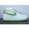 Nk 에어 포스 107 로우 레몬 화이트 그린 에어 포스 원 헤드 레이어 로우 탑 캐주얼 보드 슈즈 품목 번호: DH7561-105 사이즈: 36-44