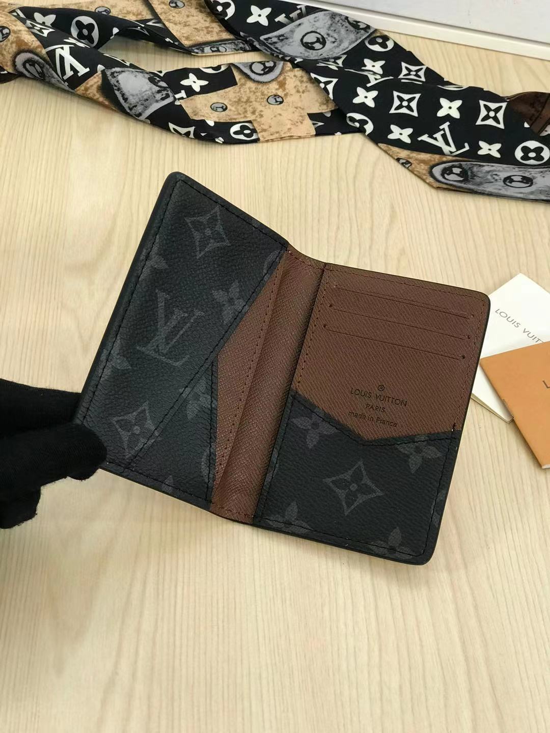  Louis Vuitton 루이비통 포켓오거나이저 카드지갑 블랙