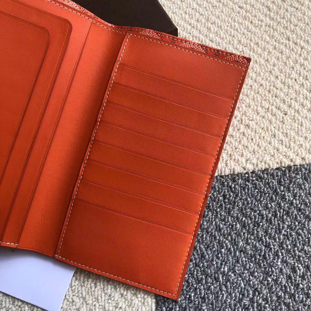  고야드 장지갑 오렌지