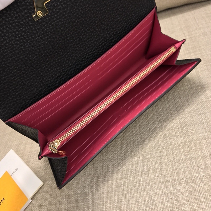  LOUIS VUITTON 루이비통 카푸신 장지갑 M61248 LV 여자지갑 5121