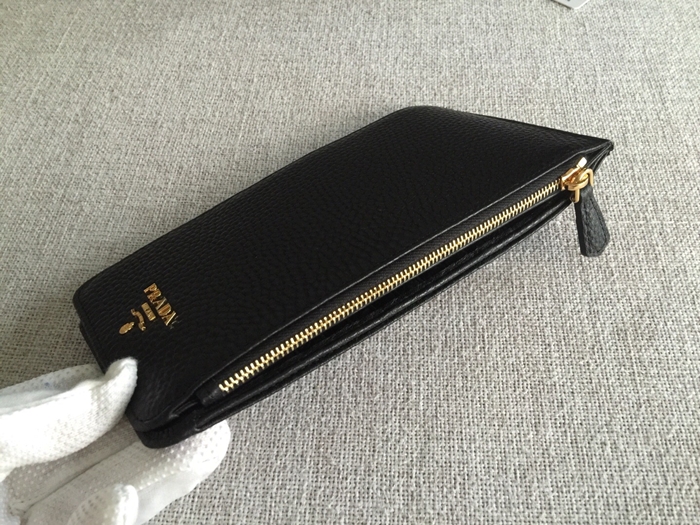 Prada 프라다 장지갑 prada 남여공용카드지갑 (금장)