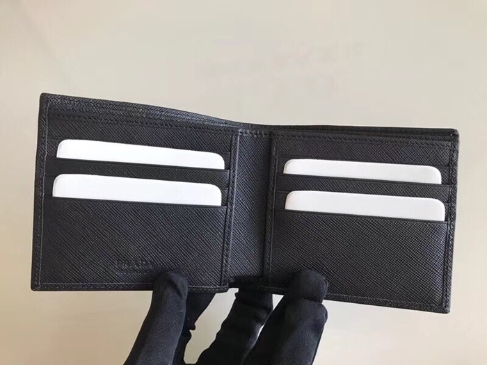 (실사영상) Prada 프라다 사피아노 로고 레더 반지갑 2M0513 남자지갑 PRADA 4002