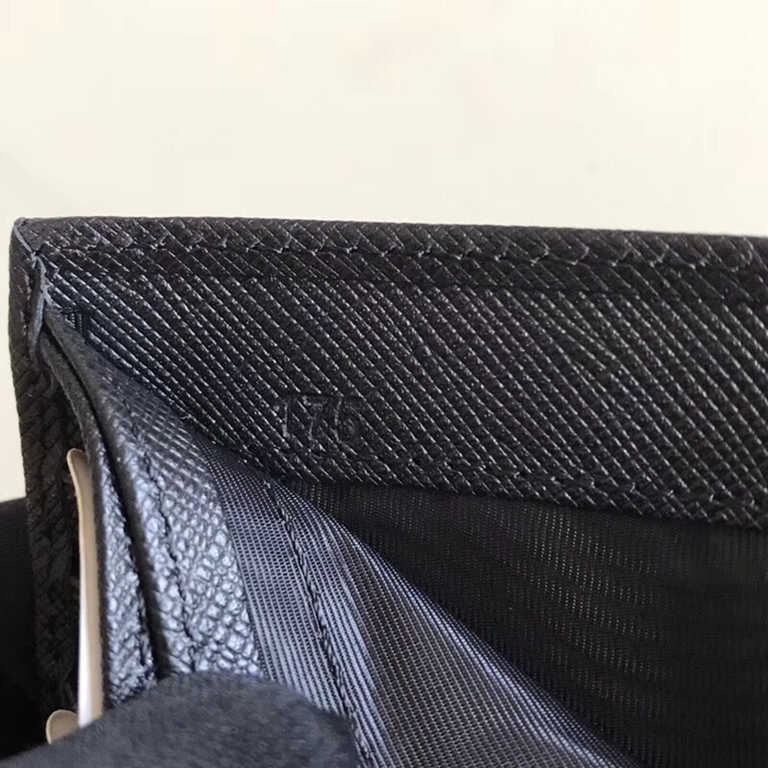 (실사영상) Prada 프라다 사피아노 로고 레더 반지갑 2M0513 남자지갑 PRADA 4002