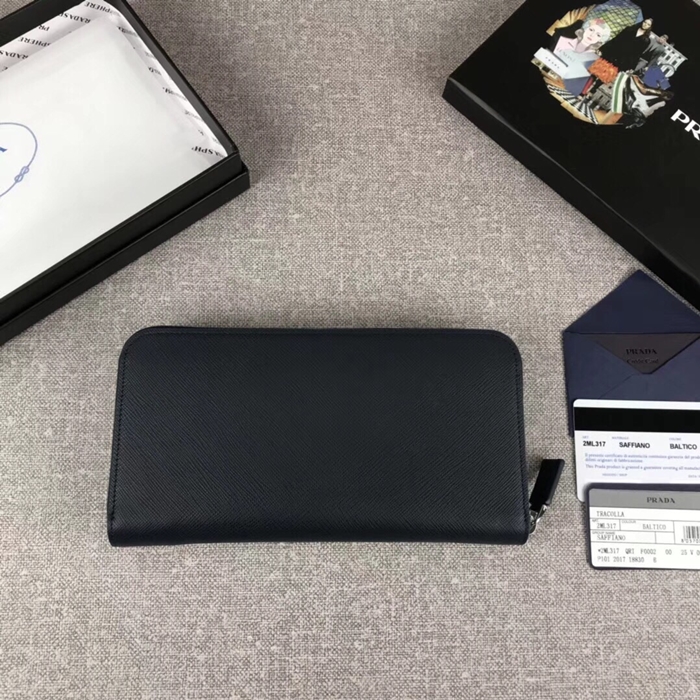 프라다 2ML317 지퍼 장지갑 남자지갑 PRADA 4045