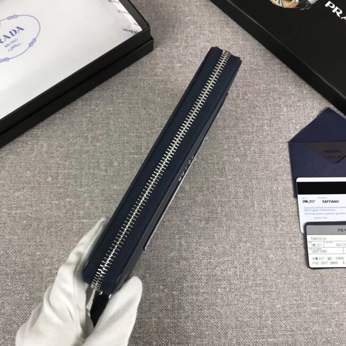 프라다 2ML317 지퍼 장지갑 남자지갑 PRADA 4045