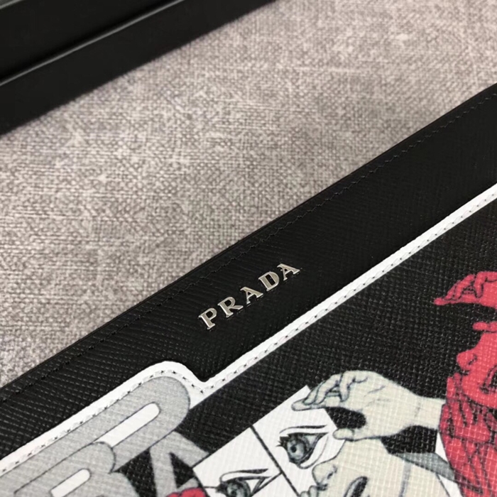 프라다 2ML317 지퍼 장지갑 남자지갑 PRADA 4046