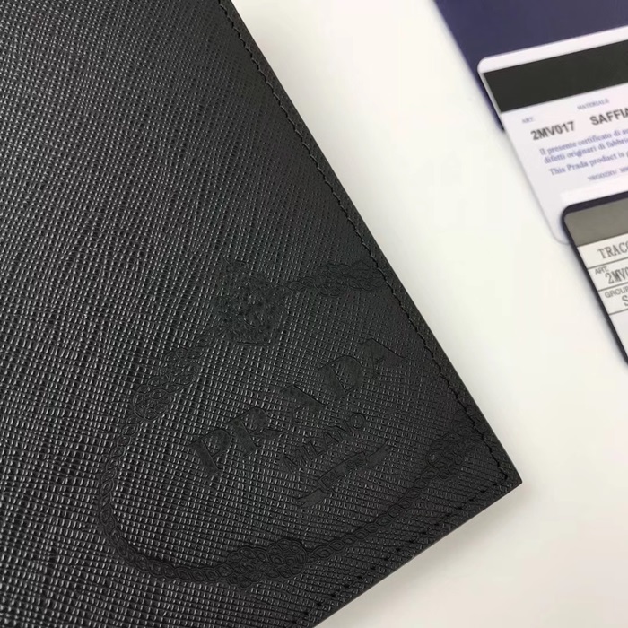 Prada 프라다 사피아노 Saffiano Passport Case , 2MV017 - 프라다 사피아노 남여공용 여권지갑 PRAW0148,14CM.블랙,블루