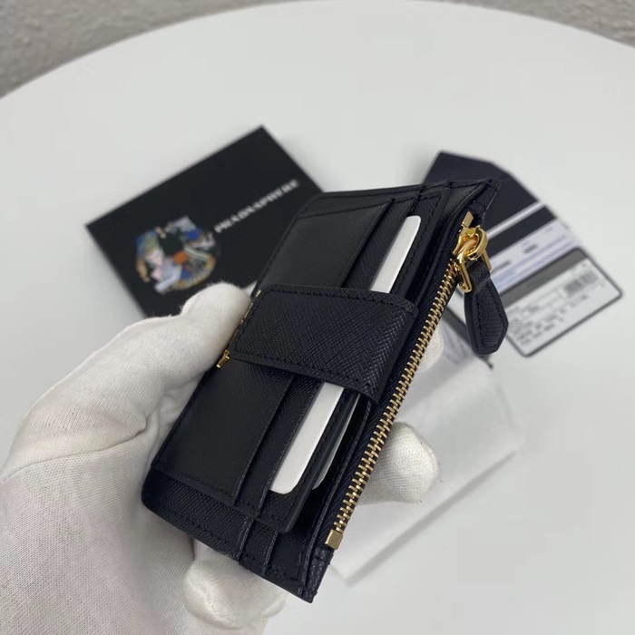 Prada 프라다 사피아노 Saffiano Ladies Card Purse, 1MC038 - 프라다 2020 사피아노 여성용 카드 퍼스,PRAW0165,12CM.색상5가지