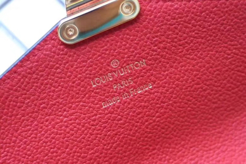 Louis Vuitton 2020 여성용 팔라스 월렛 레드