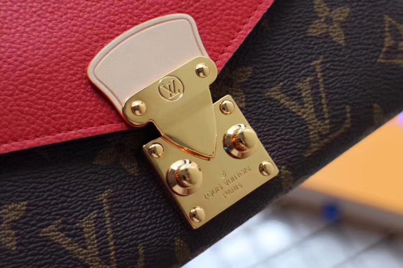 Louis Vuitton 2020 여성용 팔라스 월렛 레드