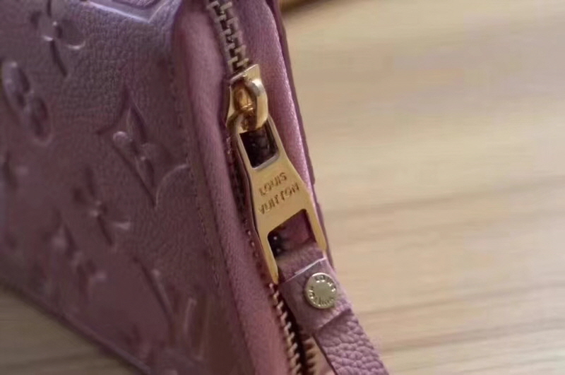  Louis Vuitton 2020 여성용 앙프레뜨 모노그램 지피롱월렛 핑크