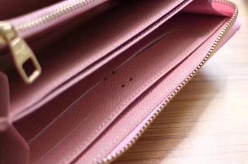  Louis Vuitton 2020 여성용 앙프레뜨 모노그램 지피롱월렛 핑크