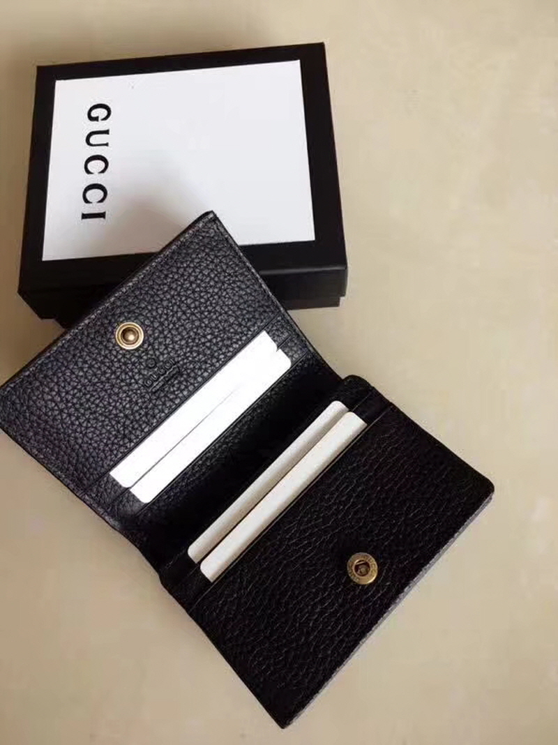 Gucci 2020 애니멀리에 여성 반지갑 블랙,레드,핑크